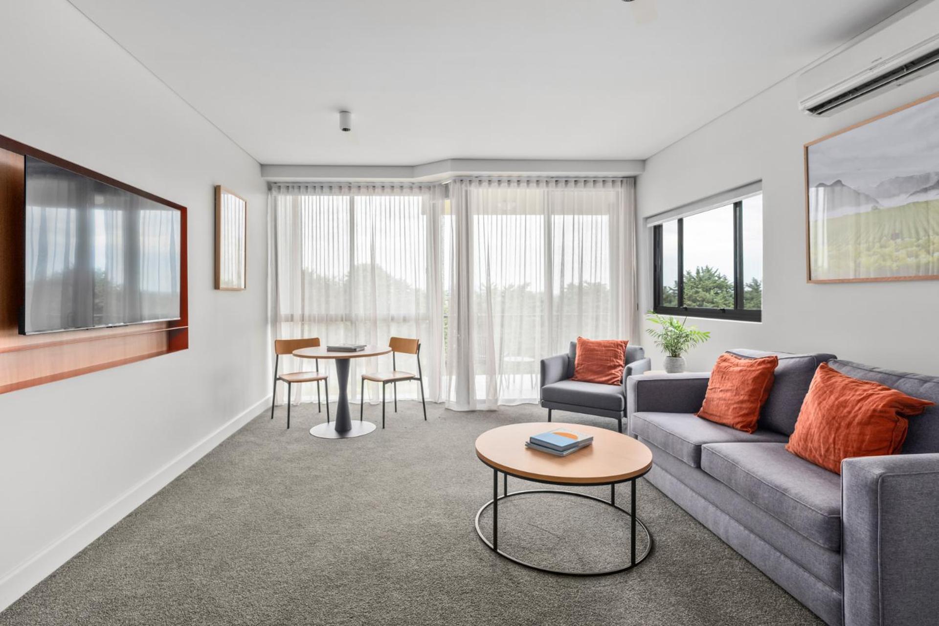 Balgownie Estate Yarra Valley Yarra Glen Rum bild A staged apartment at the Arbour